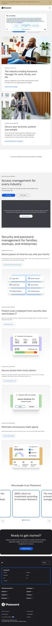 1Password screenshot