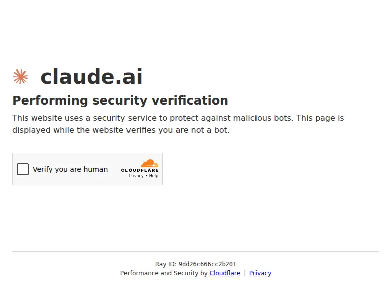 Claude screenshot