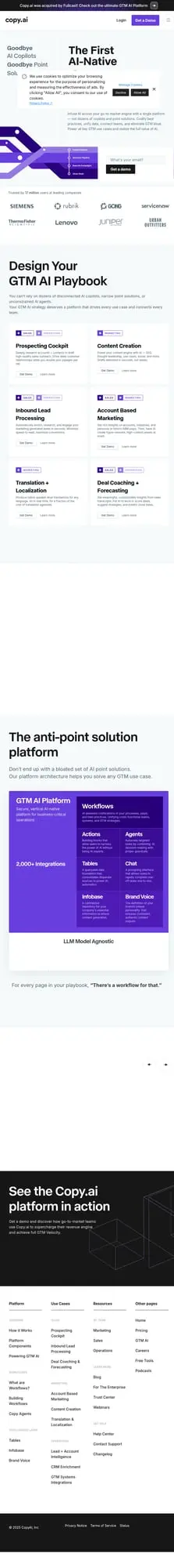 Copy.ai screenshot